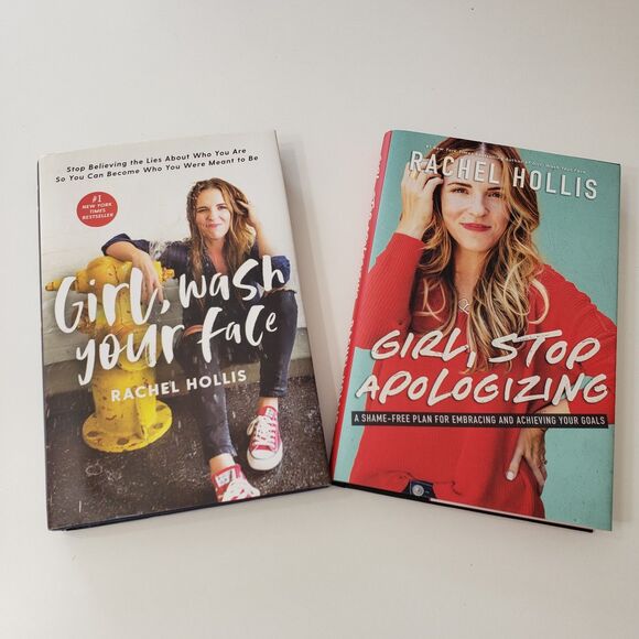 Set of 2 Books by Rachel Hollis: Girl Wash your Face and Girl Stop Apologizing - Picture 3 of 3